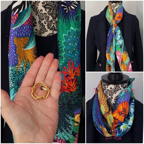 noeud de foulard hermes